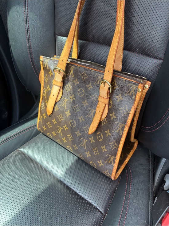 Louis Vuitton Handbags - Louis Vuitton Monogram Shoulder Tote in Brown and Tan